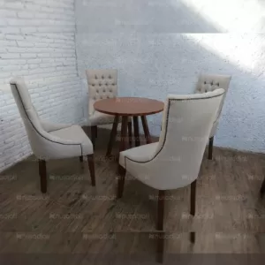 Alvin - Kursi makan minimalis jok by Nusadjati