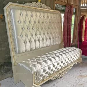 Dipan Ukir Kayu Jati Dipan ukir kayu jati kain bludru