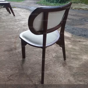 Kursi cafe kaju jati model Kacang