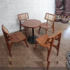 Kursi makan kubik rotan by Nusadjati