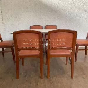 Set 6 kursi makan Gea by Nusadjati