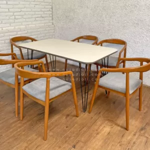 Set meja makan Hiroshima 6 Kursi by Nusadjati