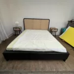 Roney - Dipan Kayu Rotan Model Minimalis Ukuran 180x200cm