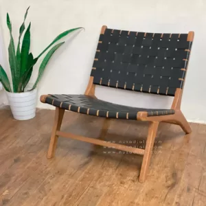 Sedan - Kursi Santai outdoor anyaman Kulit Sapi by Nusadjati