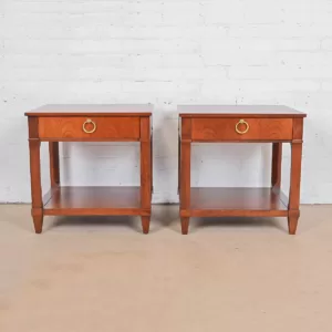 meja nakas kayu jati Eva - Meja Nakas Kayu Jati Dengan Satu Laci