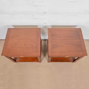 meja nakas kayu jati Eva - Meja Nakas Kayu Jati Dengan Satu Laci