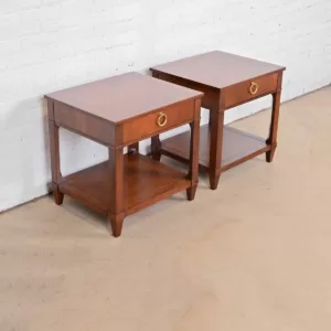 meja nakas kayu jati Eva - Meja Nakas Kayu Jati Dengan Satu Laci