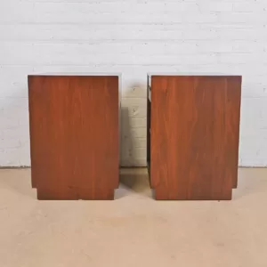 Meja Samping Minimalis Emma Natural Walnut