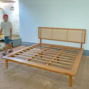 Tempat Tidur Minimalis Rotan