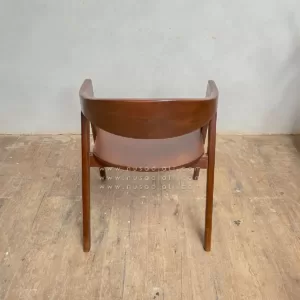 Kursi Cafe Kayu Jati Solid Letter A