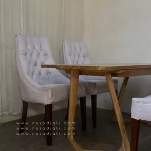 Set Meja Makan Alvin 4 Kursi