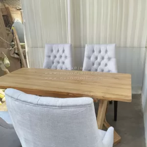 Set Meja Makan Alvin 4 Kursi