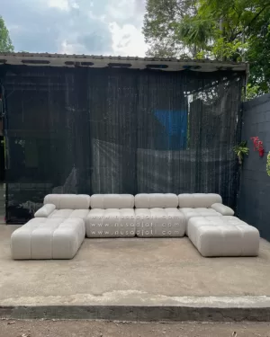 Set Sofa Boba Letter U Kain Davinci