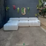 Sofa Boba 3 Seater Dengan Stool