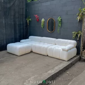Sofa Boba 3 Seater Dengan Stool