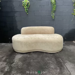Sofa Minimalis Kacang Dua Seater