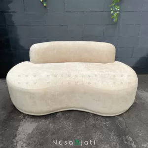 Sofa Minimalis Kacang Dua Seater
