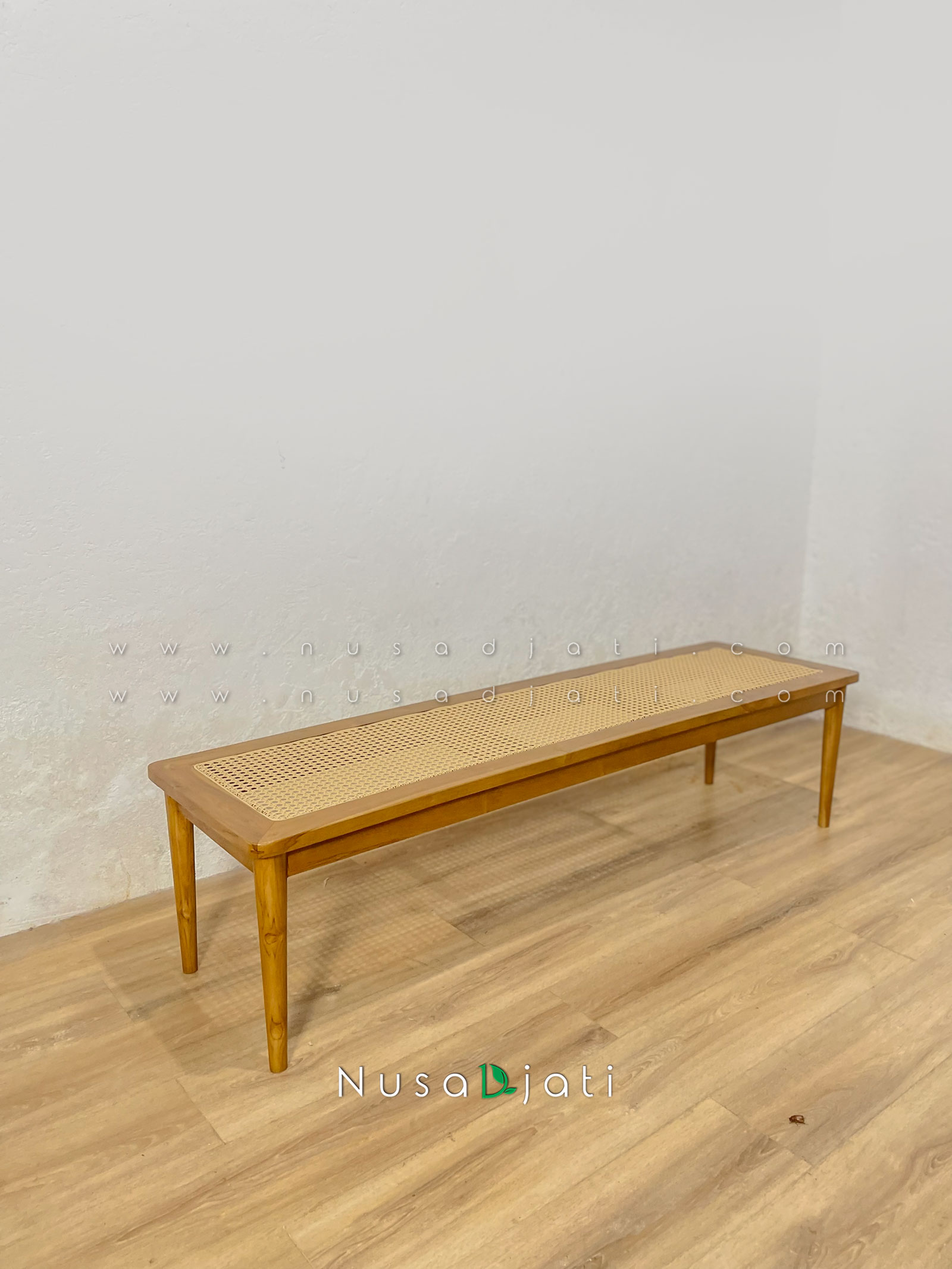 Stool Bench Kayu Anyaman Rotan 003 By Nusadjati Stool Bench Kayu Anyaman Rotan 003 By Nusadjati