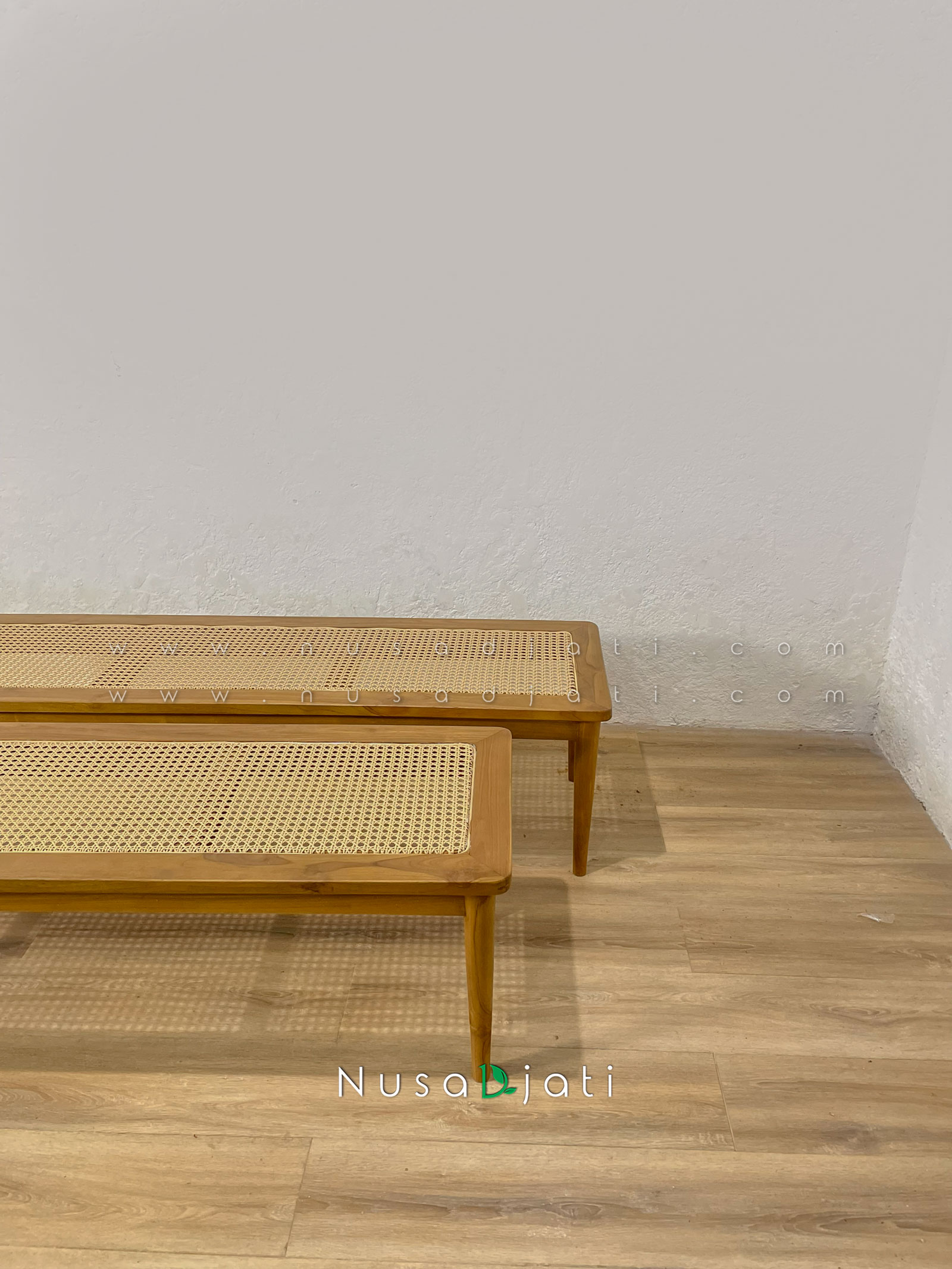 Stool Bench Kayu Anyaman Rotan 005 By Nusadjati Stool Bench Kayu Anyaman Rotan 005 By Nusadjati