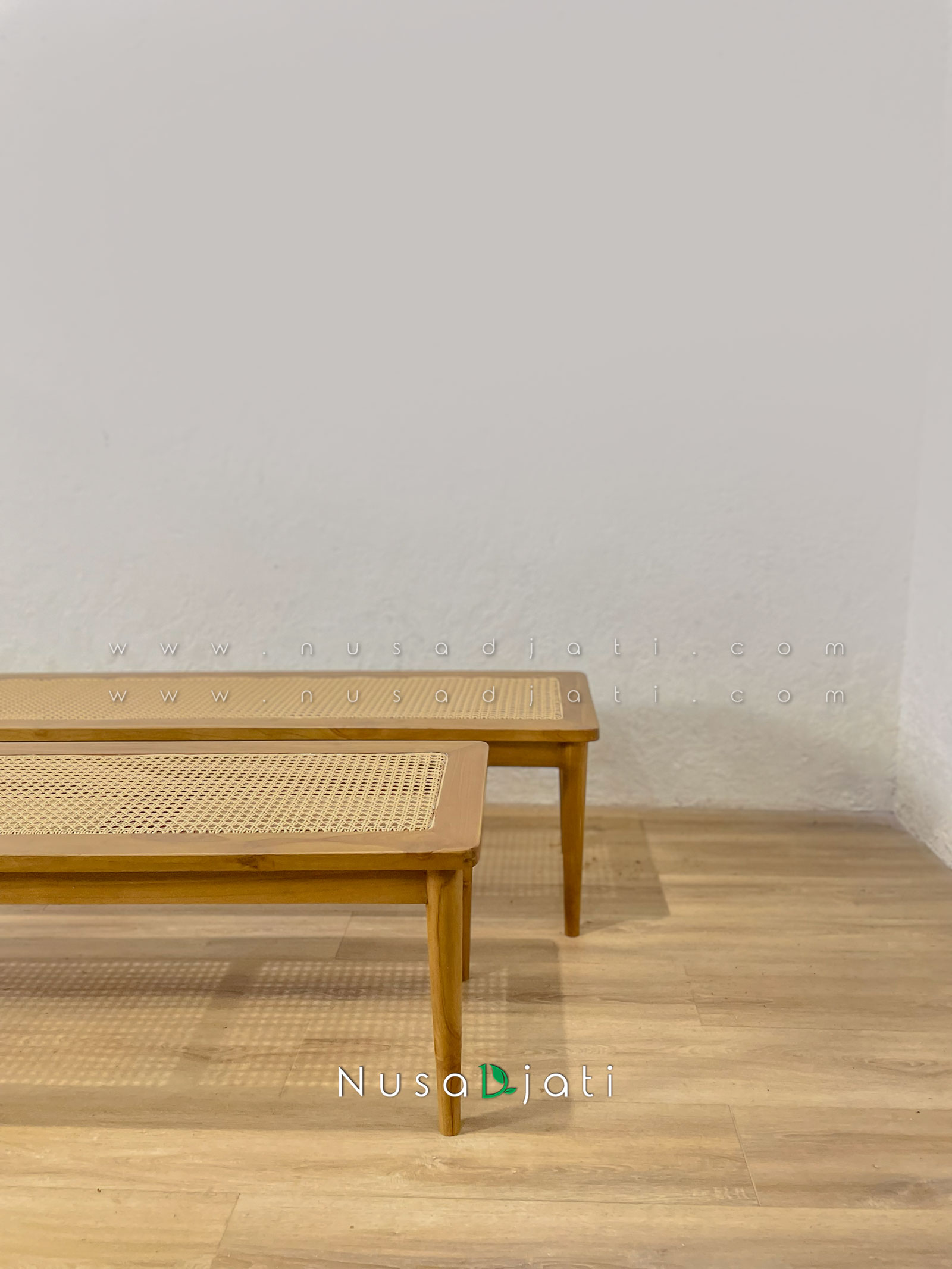 Stool Bench Kayu Anyaman Rotan 006 By Nusadjati Stool Bench Kayu Anyaman Rotan 006 By Nusadjati