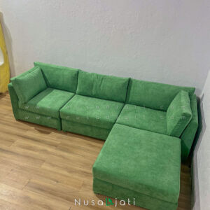 Sofa Minimalis Sudut Rivoli Hijau