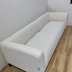 Sofa Bouncle White Malo warna putih kain bouclé minimalis modern 2 seater