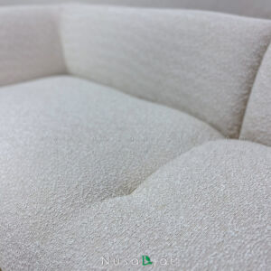 Sofa Bouncle White Malo warna putih kain bouclé minimalis modern 2 seater