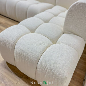 Sofa Minimalis Bouncle Snow White