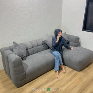 Sofa Ruang Tamu Kecil Milo Letter L