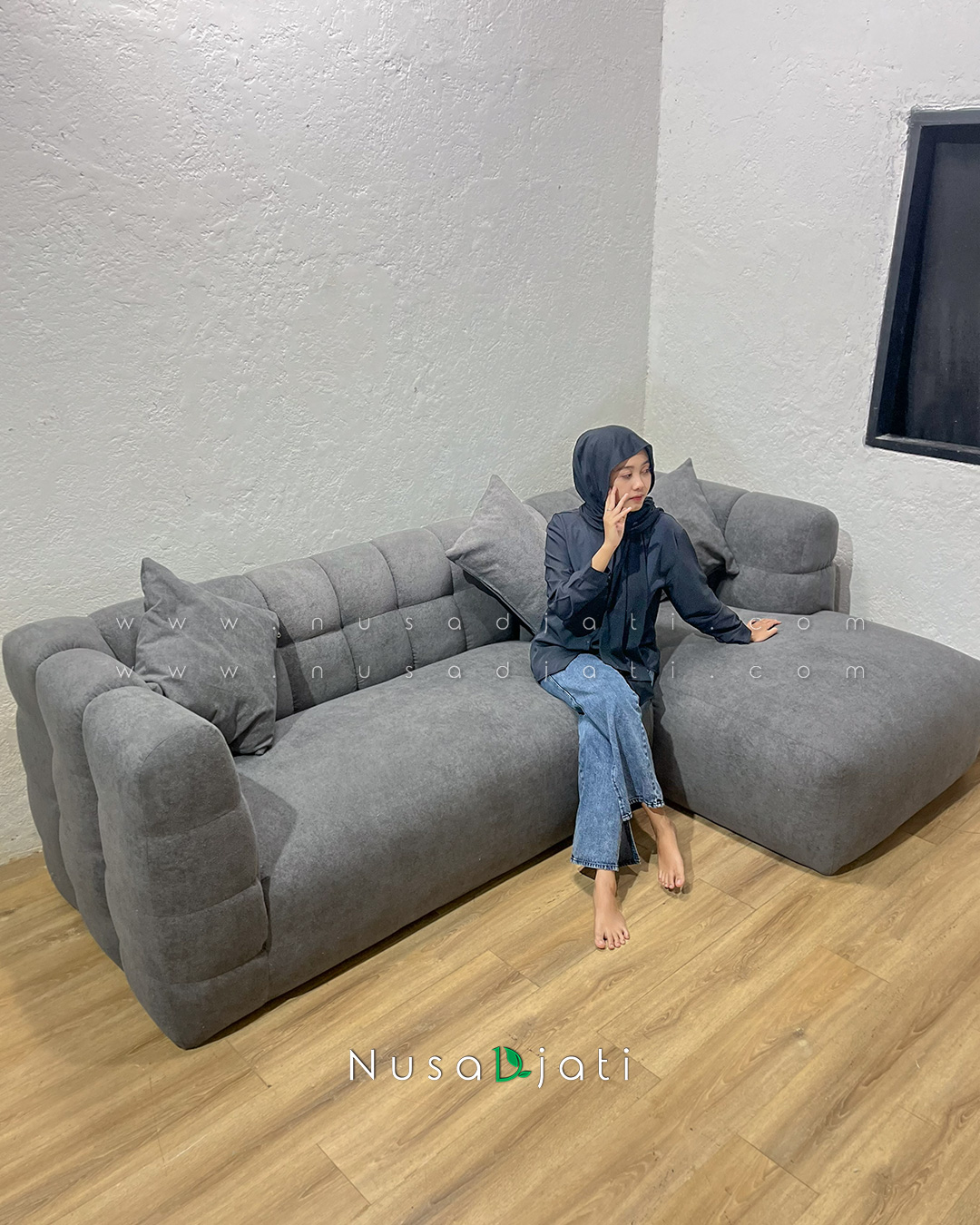Sofa-Ruang-Tamu-Kecil-Milo-Letter-L-001 Sofa Ruang Tamu Kecil Milo Letter L