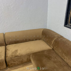 Large Sofa Curved Freya