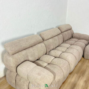 Sofa Boba Recliner Letter L Kain Bulu