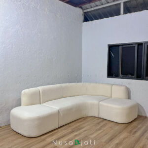 Sofa Lengkung Minimalis Raya