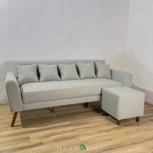 Sofa Ruang Tamu Retro Kain Waterproof Enzo