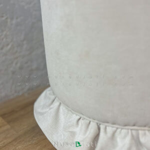 Stool Pouffe Ruffle Bria